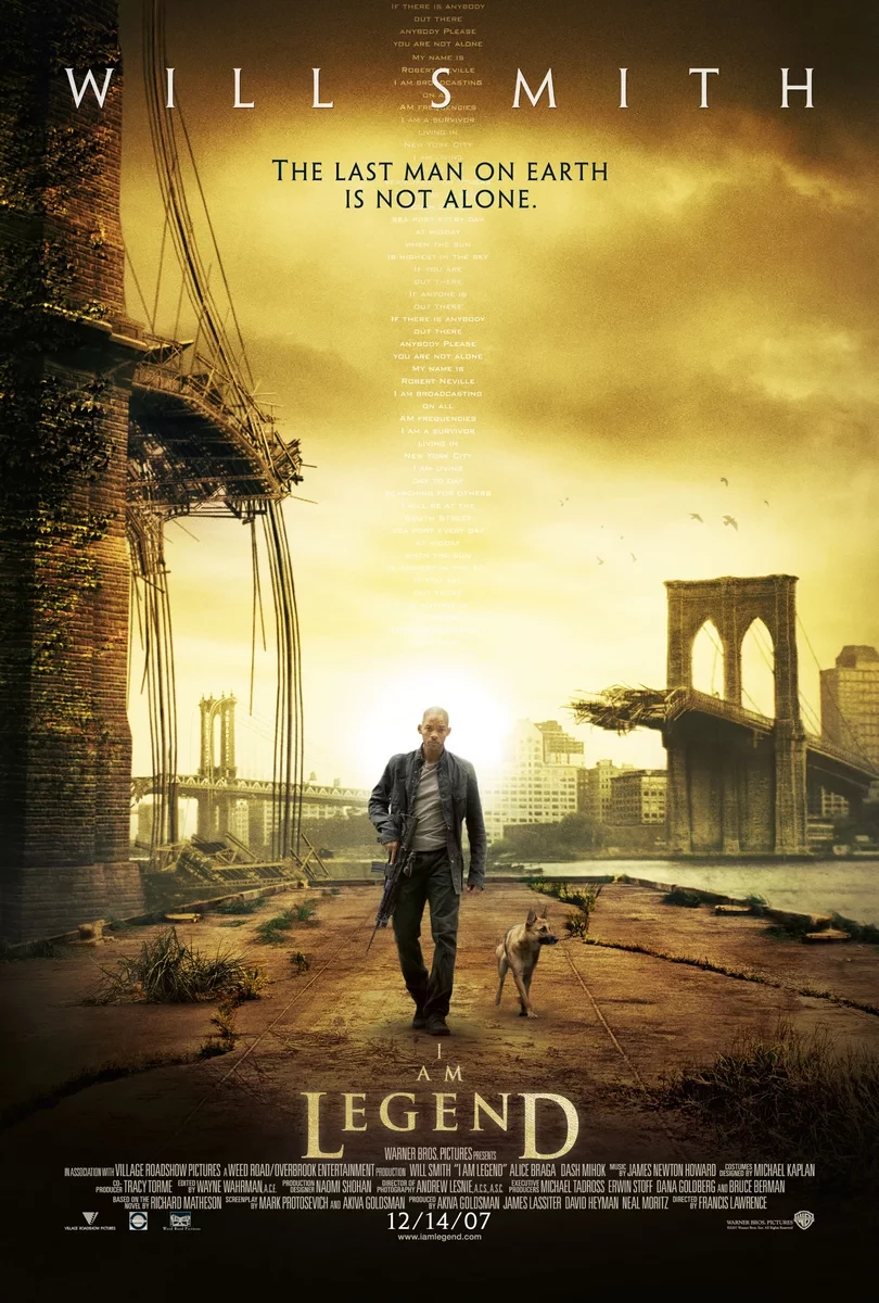 دانلود فیلم I Am Legend 2007 من افسانه‌ام